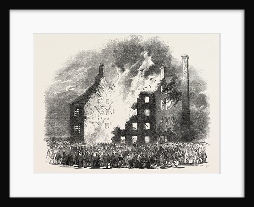 Destructive Fire at Fiskerton Mill, Near Southwell, Notts. by Anonymous