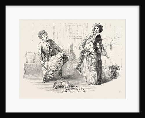 Scene from the New Farce of the Two Bonnycastles, at the Haymarket Theatre, London by Anonymous