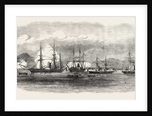 English and French Steamers in the Harbour of Gonaive, Haiti by Anonymous