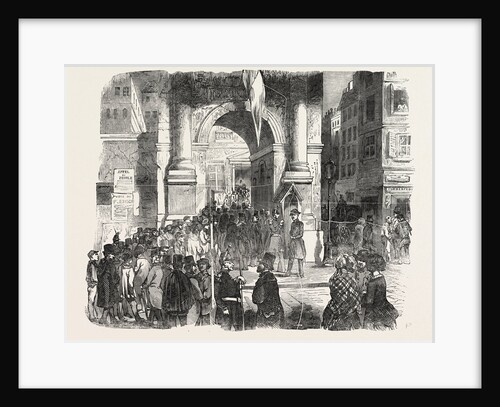 The Presidential Election in Paris: Application for Voting Tickets at the Mairie, France, 1851 by Anonymous