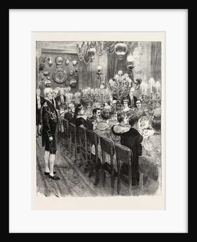The Royal Marriage at Berlin, Germany: Banquet at the Royal Palace by Anonymous