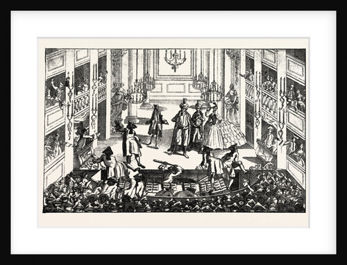 Stage of Covent Garden Theatre in 1763, London by Anonymous