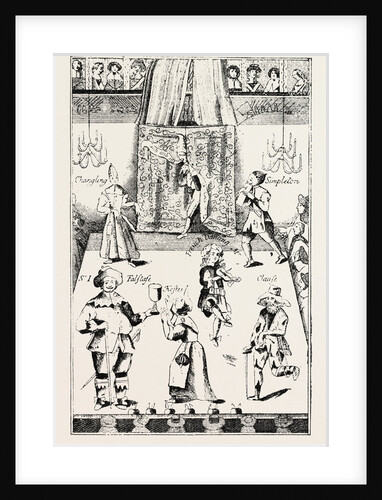 Stage of the Red Bull Theatre During the Commonwealth, London by Anonymous