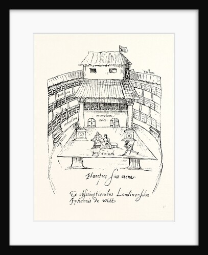 Interior of the Swan Theatre About 1596, London by Anonymous