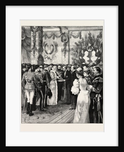 The Royal Home-Coming at Bucharest: The Mayor Offering Bread and Salt at the Railway Station, Romania by Anonymous