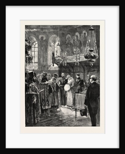 The Royal Home-Coming at Bucharest: Ceremony in the Metropolitan Church, Romania by Anonymous