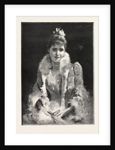 At the Play; a Lady at the Theatre by Anonymous