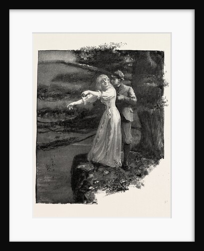 He Held an Arm Ran Round Her Waist and Held Her Fast. by Anonymous