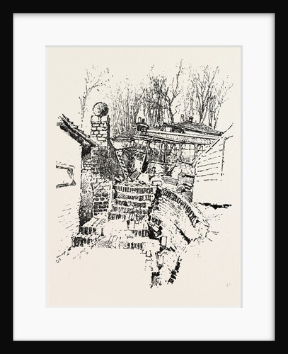 The Landslip at Sandgate: Destruction of Prospect Nurseries and Gardener's Cottage, UK by Anonymous