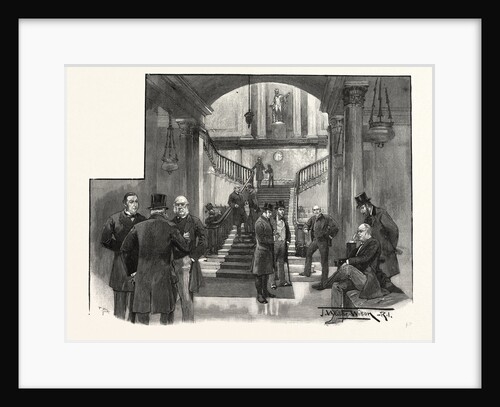 The Hall of the Athenaeum Club, Pall Mall by Anonymous