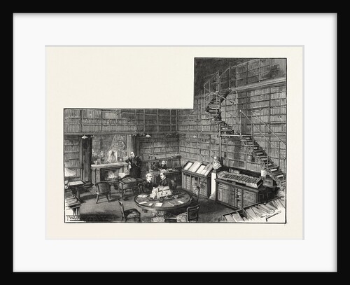 The Library of the Athenaeum Club, Pall Mall, London by Anonymous