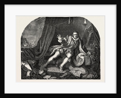 Garrick As Richard III. From Hogarth's Painting by Anonymous