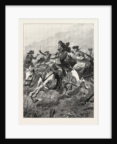 Battles of the British Army: Ramillies; Narrow Escape of Marlborough from French Dragoons by Anonymous