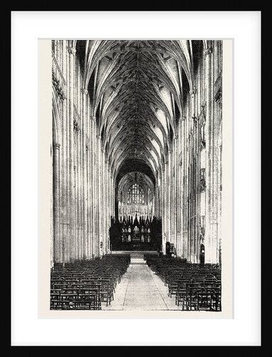 Eight Hundredth Anniversary of Winchester Cathedral: The Nave, UK by Anonymous