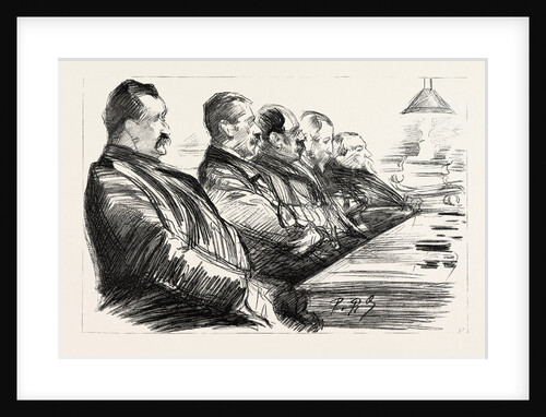 The Anarchists in Paris, France, the Trial of Ravachol at the Palais De Justice: Some of the Jury Empanelled to Try Ravachol by Anonymous