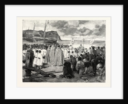 Ascension Day at Etretat: The Ceremony of Blessing the Sea, France by Anonymous