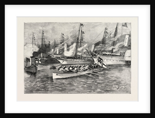 The Meeting of the Emperors of Russia and Germany at Kiel by Anonymous