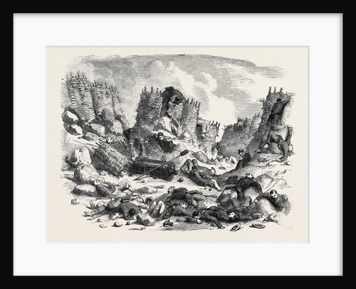 Part of the Interior of the Mamelon; the Interior of the Mamelon on the 9th of June by Anonymous