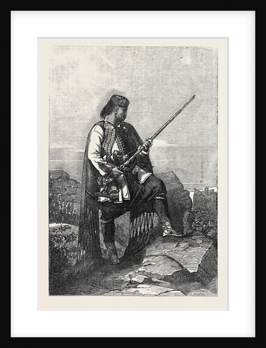 Outpost, Montenegro, Exhibition of the Old Society of Painters in Water Colours by Anonymous