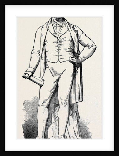 Bronze Statue of the Late Sir Robert Peel, Just Erected at the West End of Cheapside by Anonymous