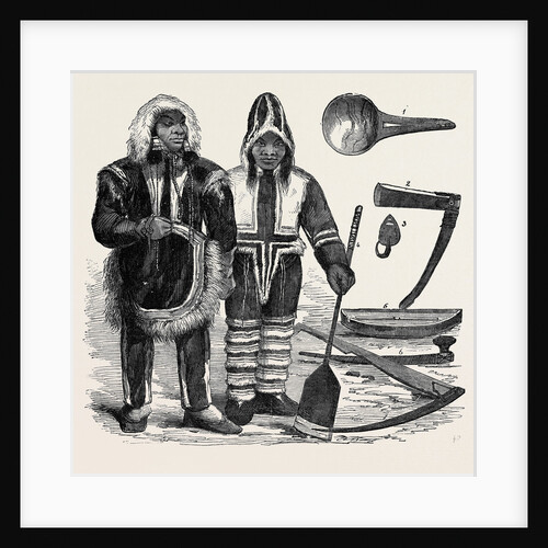 Costume of a New Tribe of Esquimaux by Anonymous