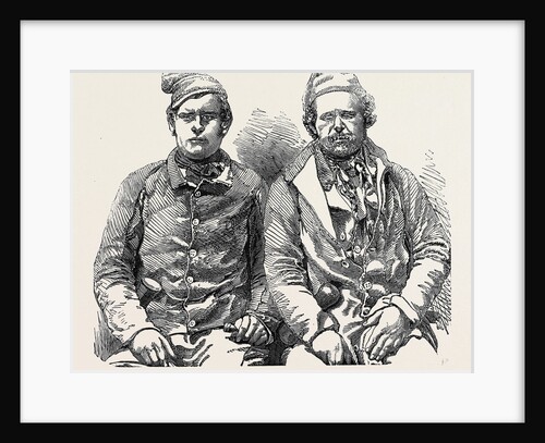 Invalided Soldiers Before the Hospital Barracks, at Brompton. by Anonymous