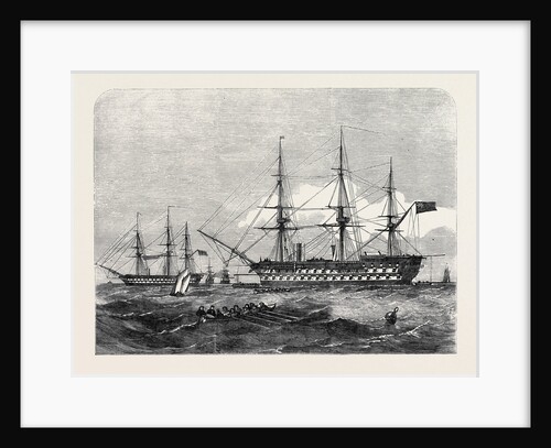 The Nile Exercising in General Quarters, Baltic Fleet by Anonymous
