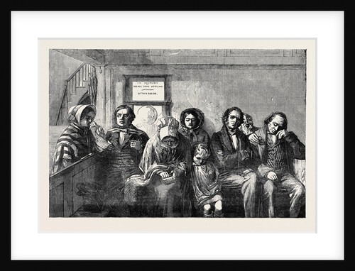 Scottish Presbyterians in a Country Parish Church, the Sermon, from the Exhibition of the Royal Academy by Anonymous