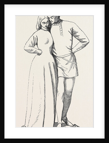 The Lovers' Walk Sketch for a Marble Group, from the Exhibition of the Royal Academy by Anonymous