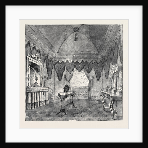 Her Majesty's Visit to Paris: Boudoir for the Reception of Queen Victoria, at the Universal Exhibition, at Paris, August 4, 1855 by Anonymous