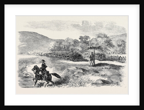 Sketches in the Crimea, Valley of Vorutzia: Turkish Batteries Commanding the Woronzow Road by Anonymous