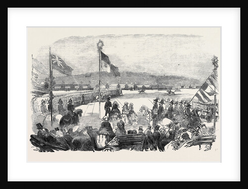 Review of the Foreign Legion by Her Majesty, at Shorncliffe, August 18, 1855 by Anonymous