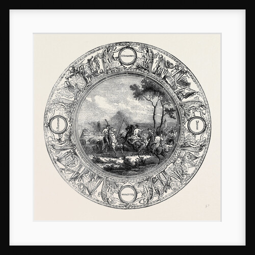 Sevres Plate, Painted with a Scene from the Battle of Marengo, for the Emperor Napoleon I by Anonymous