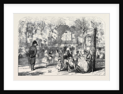 Scenes in Paris: The Gardens of the Tuileries by Anonymous