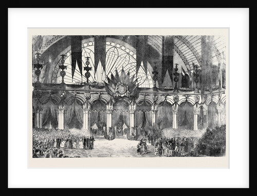 Reception of Her Majesty at the Strasbourg Railway Station, at Paris by Anonymous