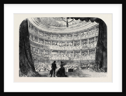 Performance Before Her Majesty in the Theatre of the Palace of St. Cloud by Anonymous