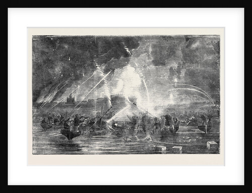 The Bombardment of Sveaborg, Rocket Boats by Anonymous