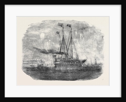 Her Majesty's Departure, the Royal Yacht Leaving Boulogne Harbour by Anonymous
