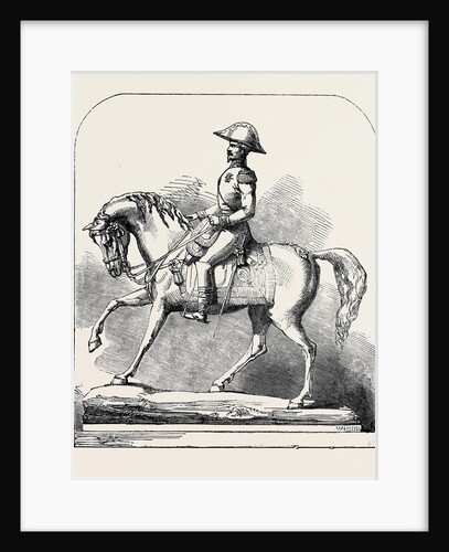 The Paris Universal Exhibition: Silver Statuette of Napoleon III by Anonymous