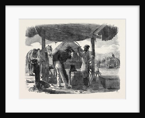 Before Sebastopol, Forge of the Left Siege Train, the Crimean War by Anonymous