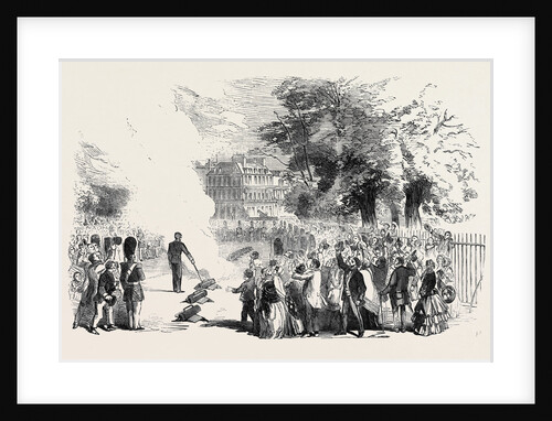 News of the Fall of Sebastopol, Firing the Park Guns by Anonymous