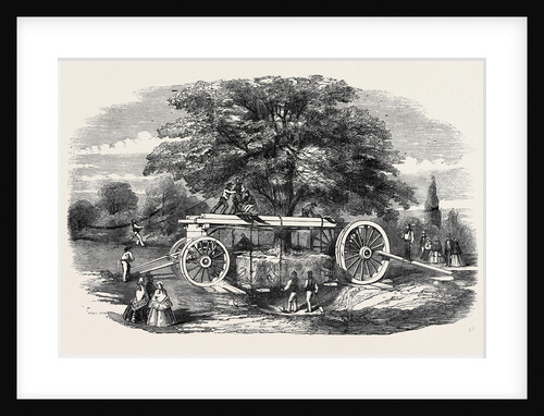 Removal of a Tree by Barron's Machine, in the Royal Botanic Society's Garden, Regent's Park by Anonymous