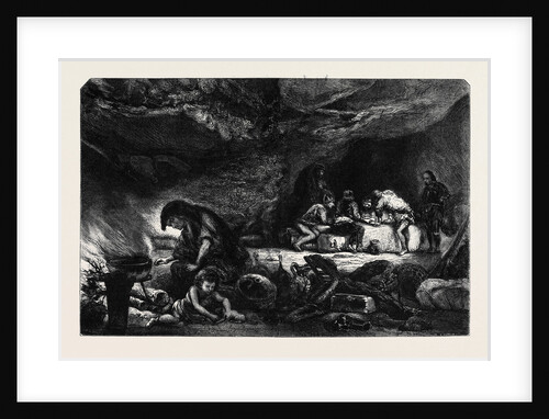 The Cavern, by Celestin Nanteuil; La Caverne by Anonymous