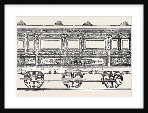Railway State Carriage for His Highness the Viceroy of Egypt by Anonymous