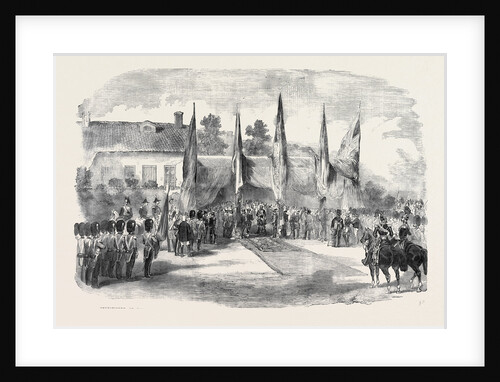 Investiture of the Order of the Bath, by Lord Stratford De Redcliffe, Before Sebastopol by Anonymous