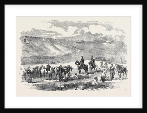 Sketch in the Valley. Crowe returned to war reporting, covering the Crimean War for the London Illustrated News in 1856. by Anonymous