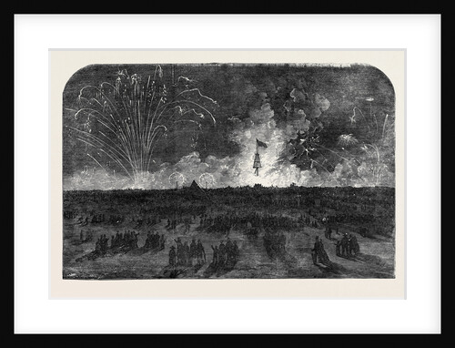 Bonfire and Fireworks on Blackheath, to Celebrate the Fall of Sebastopol by Anonymous