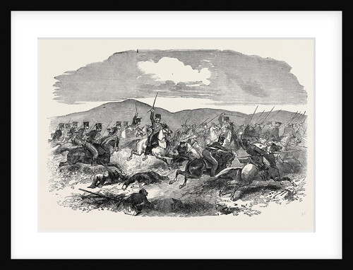 Conflict Between the 10th Hussars and Cossacks, at Kertch by Anonymous