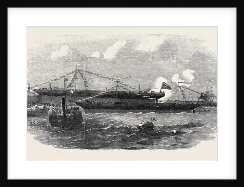 Launch of Three Iron Screw Steamers, at Jarrow by Anonymous