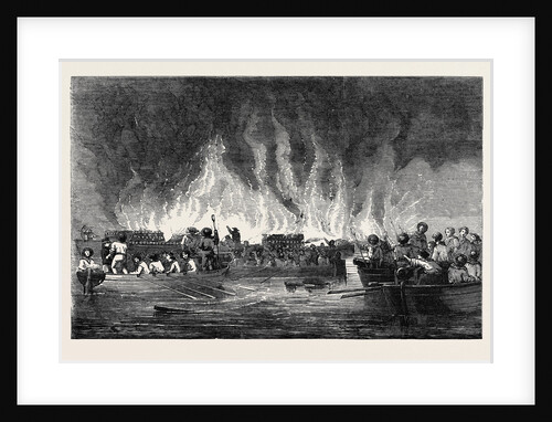 Destruction of Russian Vessels at Old Salis. by Anonymous